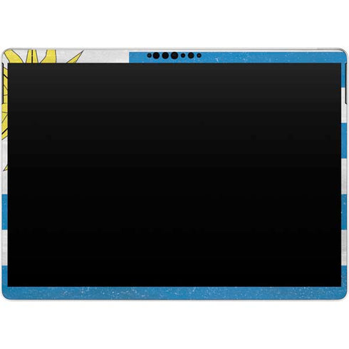 Uraguay Flag Distressed Surface Pro 8 Skin